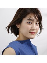 クーラ(Cura)&nbsp;ワンカール×耳かけ・柔らかストレートボブ《Cura山口歩美》