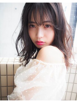 ボタン テンジン(VOTAN tenjin) 【Votan 北村】透けバング×レイヤーロング　前髪/韓国