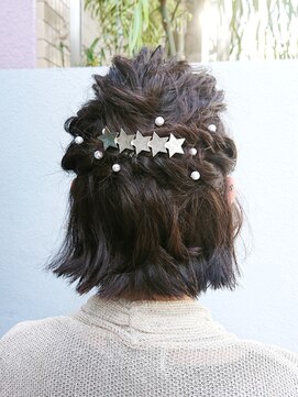 ヘアーサロン ニュアンス(HAIR SALON nuance) ショート　ボブ　カジュアルアレンジ