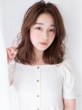 ラフィス ヘアー バース たまプラーザ店(La fith hair Bath) 【La fith】 ブラウンベージュ×ミディアム