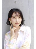 Sungoose カーキグレージュ大人かわいいフェザーバング