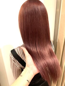 ジーナ 西新(Zina) 髪質改善＊大人メルティカラー＊チェリーレッド【Zina西新】