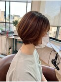 酸性ストレート×ショートボブ