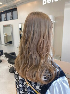 ペレ 渋谷(PELE) K247_ミルクティーベージュ ブリーチ1回~