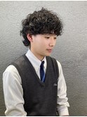 マッシュウルフ 波巻きパーマ(強)