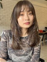 ガーデン オオタカノモリ(garden otakanomori)&nbsp;20代30代小顔似合わせ顔まわりレイヤーカット×透明感カラー