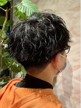 アリスバイヘアーモア(ALICE by Hair More)の写真/メンズ限定【カット+カラーorパーマ+眉カット8800円】で最新モテstyle☆