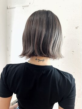 ヘアーワークス ヘルム 渋谷店(HAIR WORKS HELM) 【HELM渋谷】グレージュボブ