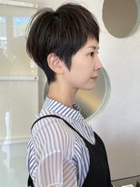 ヘアメイク シンズ レインボー(Hair Make SHIN'S RAINBOW)&nbsp;ショートボブ/大人巻き/ぷつっとボブ/ナチュラルモード/高松