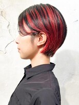 レイール 吉祥寺(Reir)&nbsp;【Reir_吉祥寺】レッド×ブラックメッシュ＋大人ショート