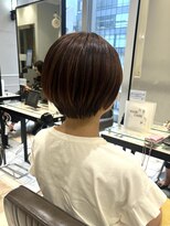 ネオリーブギンザ 銀座店(Neolive GINZA)&nbsp;丸みショート　アプリコットカラー　【銀座】福田