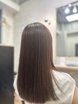 クレス 新宿御苑前(cresc) さら艶ストレートロング♪  縮毛矯正/黒木式酸性ストレート