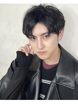 ヴァンサンク(Vingt-cinq)&nbsp;【メンズヘア】爽やか大人ショートヘア　シャドウパーマ