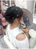 ガーリースタイル/心斎橋/ヘアメ/セットサロン