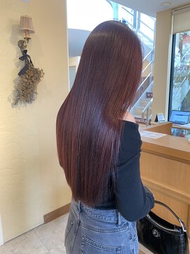 ルシュカイチマルニ(Rasca102) ピンクブラウン/チェリーピンク/ブリーチなし/ロングヘア