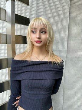 ガガ 心斎橋(GAGA) 韓国/ハイトーンカラー/ワンホンヘア/レイヤーカット/髪質改善