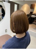 ブリーチなしダブルカラー Aujua髪質改善トリートメント