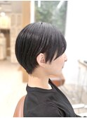 荻窪/小顔ショート/デジタルパーマ/ホワイトグレージュ