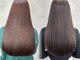 ルノン(LUNON)の写真/《誰もが憧れる艶髪へ導く》LUNONの髪質改善＆縮毛矯正。パサつき、クセを解消しノンストレスのまとまる髪