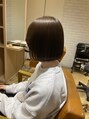 ナインオクロック 盛岡大通店(9o'clock)&nbsp;切りっぱなしボブ内にまとまるボブお任せ下さい！