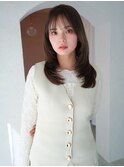 ANGELICA 顔まわりレイヤー フォギーブラウン