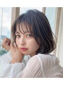 無造作ストンボブスタイル♪