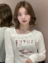 ロンドガーネット 池袋(Lond garnet)&nbsp;ミニウルフレイヤーカット顔周り前髪韓国ショートボブ/池袋