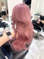 ランテルディ 渋谷(LANTERDIT)&nbsp;ホワイトピンク ブリーチ2.3回 韓国