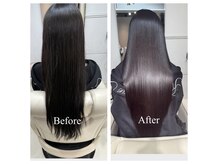 アリー 原宿 表参道(ALLY)の雰囲気（髪質改善×縮毛矯正で柔らかくぴんぴんじゃないストレートが叶う）