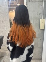 ラニヘアサロン(lani hair salon)&nbsp;オレンジカラー/グラデーションカラー/エンドカラー/裾カラー/