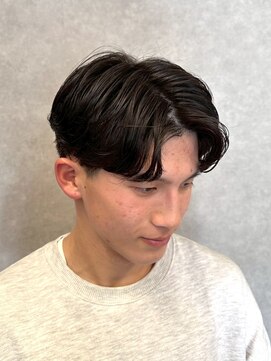 スター(STAR) ニュアンスパーマ × 刈り上げマッシュ