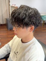 リ メイロ(Re.Meiro) 波巻きスパイラルマッシュ【メンズ/パーマ/眉毛/沖縄市/美里】