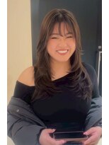 ヘアサロン ガリカ 表参道(hair salon Gallica)&nbsp;〈ゲスト〉顔まわりレイヤーで作る大人可愛いロングヘア