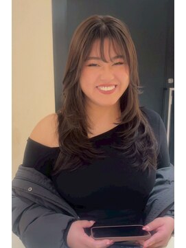 ヘアサロン ガリカ 表参道(hair salon Gallica) 〈ゲスト〉顔まわりレイヤーで作る大人可愛いロングヘア