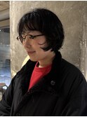 ショートボブパーマ