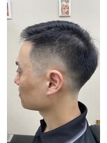バームヘア(balm hair)&nbsp;サイドパートスキンフェード、スパ、まゆカット