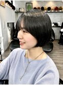 ショートボブヘアスタイル