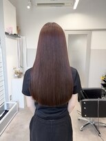 ムク(muku.) 【朝が楽になる縮毛矯正/red brown】