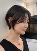 ショートヘアショートカット大人ショート丸みショート
