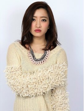 リラ ヘアー(LILA HAIR) 【LILA  HAIR】好感度アップ☆ナチュラルストレートセミディ☆