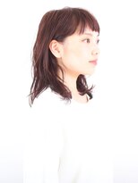 ルアナヘアー 日進米野木店(luana hair) 前上バングでオシャレミディアム２