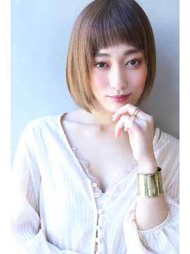 ブラン 梅田(Blanc) 【Blanc/梅田】丸みショート/イルミナカラー/ボブ