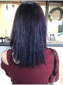 ニュアンス×涼しげヘア×パープルカラー×透明感スタイル