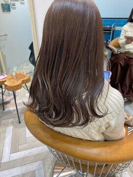 シー バイ ロンド 新宿(Sea by Lond) 【藤原三知代】柔らかベージュのナチュラルヘア