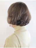 大人のふんわりミニボブ☆デジタルパーマ/大人ヘア/大人ボブ