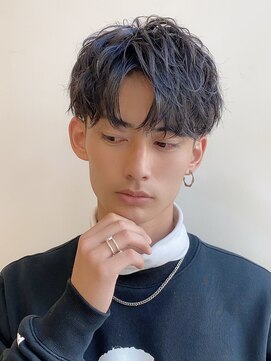 バイフィフス 原宿/表参道(by fifth) 波巻きツイストスパイラルパーマツーブロック刈り上げ