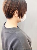 ボブショート _ 小顔補正立体カット