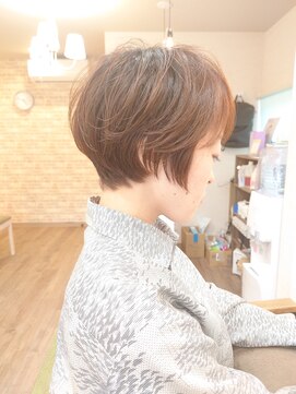 ミエル(miel) 【hair design miel】大人ショート