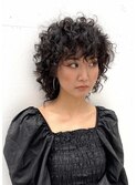 ショートのスパイラルパーマ・くるくるパーマ