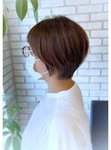 大人ショートstyle×オーガニックカラー